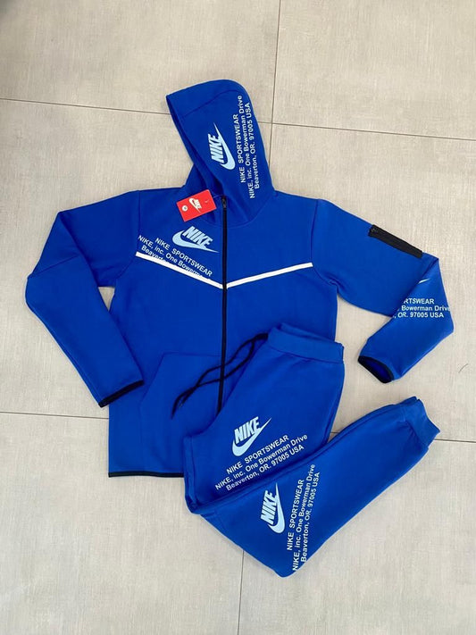 Chándal Nike Tech azul entero